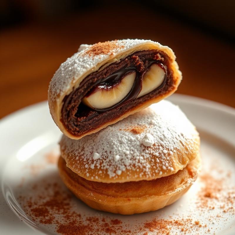 Pastel Chocolate com banana